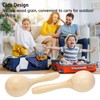 2Pcs Sand Hammer Early Education Instrument Wooden Toddler Percussion Musical
