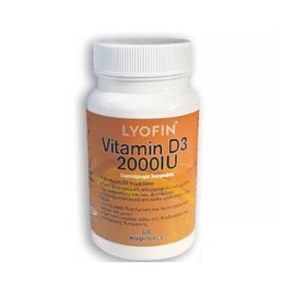 Lyofin Vitamin D3 2000iu, 60 Caps