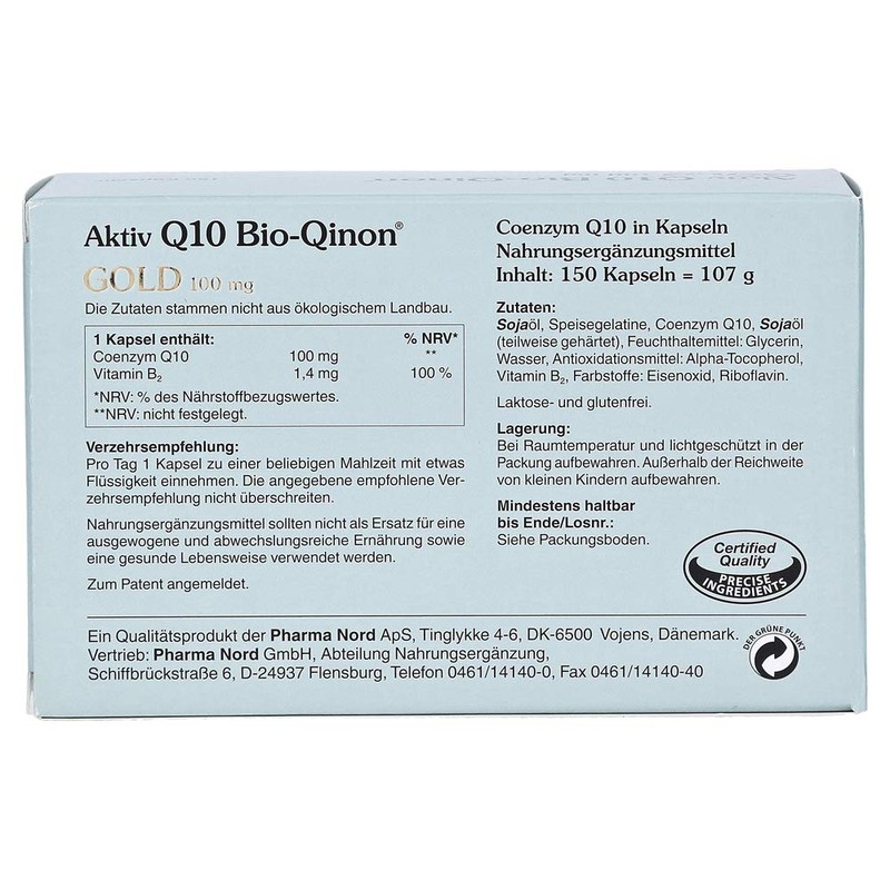 Q10 Bio Qinon Gold 100 mg Kapseln