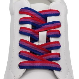 Pride Schnürsenkel | 120cm 1 Paar (Bisexuell, gewebt)