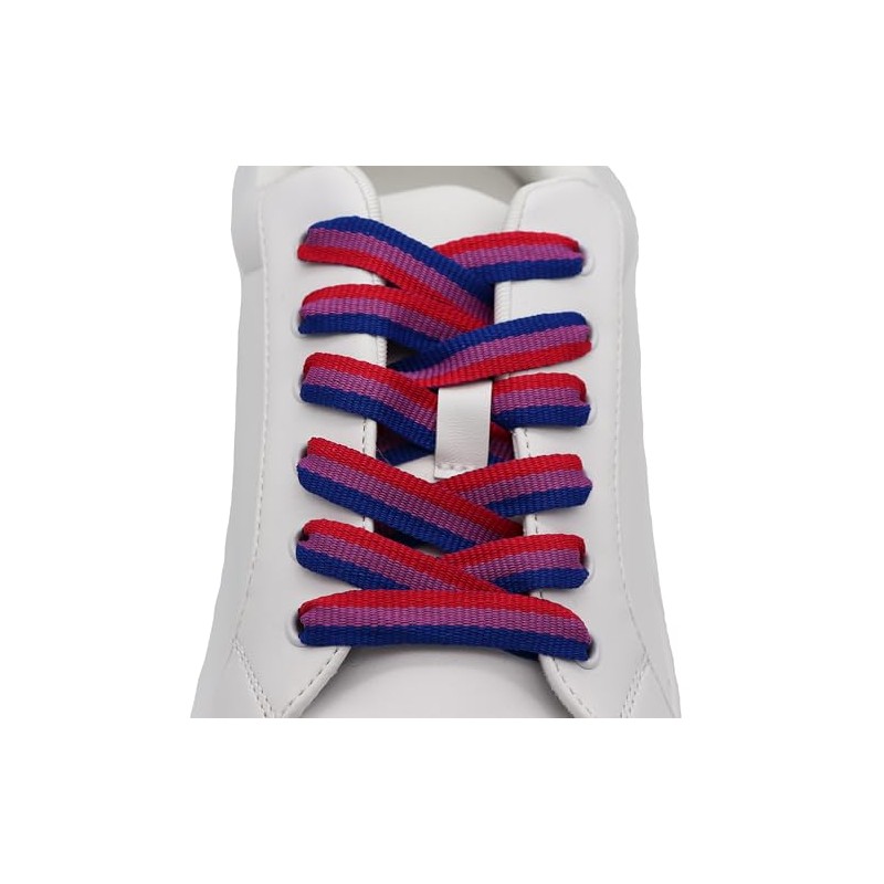 Pride Schnürsenkel | 120cm 1 Paar (Bisexuell, gewebt)