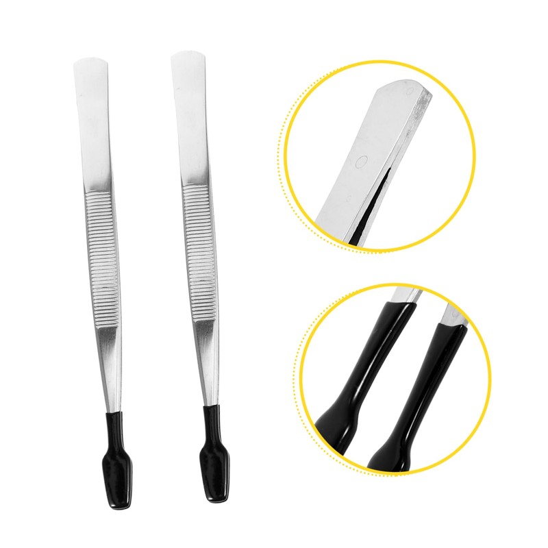TEHAUX Stainless Steel Stamp Tweezer Kit Tweezer for Crafting for