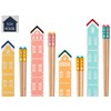 Nakano Chopsticks and Case Set, Natural Wood, 8.3 inches (21