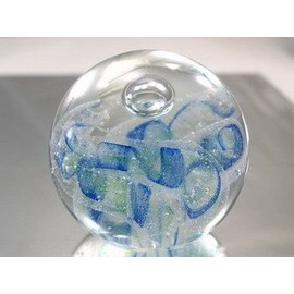 Tripact Inc M Design Art Handcraft Glass Random Bubble Handmade Paperweight