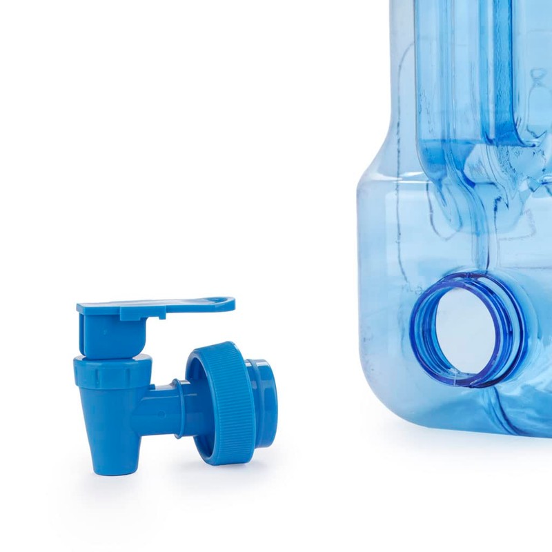 balvi - H2O Wasserflasche aus PET-Kunststoff, mit einem Fassungsvermögen von 5,5 l.