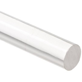 American Educational Acrylic Friction Rod, 3/8" Diameter, 10" Length (Bundle of 5)