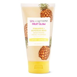 SpaScriptions Fruit Glow Pineapple + Glycolic Acid Brightening Facial Cleanser With Vitamins A, C & E 5 Fl Oz