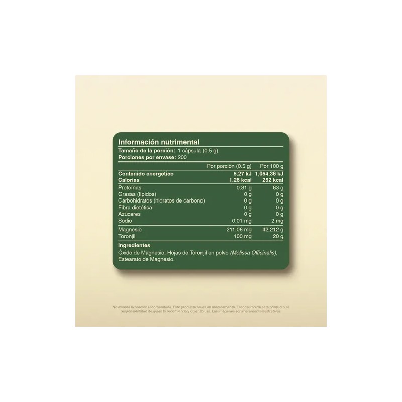 Vitalbotanics Magnesio Oxido 200 Capsulas