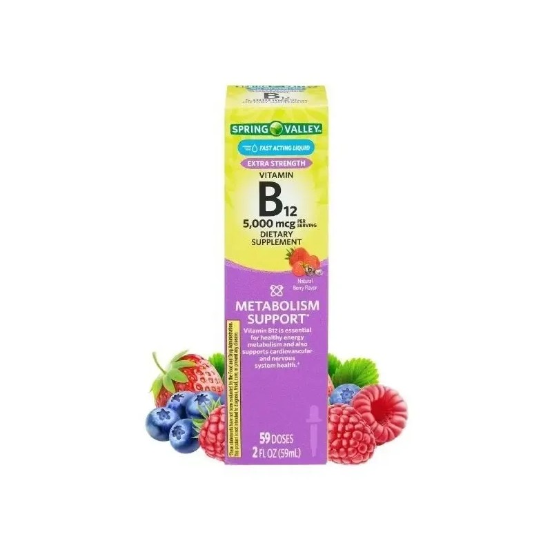 Vitamina B12 Liquida Sublingual 5000 Mcg 59 Dosis Sistema In