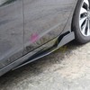 JDMBESTBOY Carbon Fiber Black Universal Car Side Skirt Extension Splitters