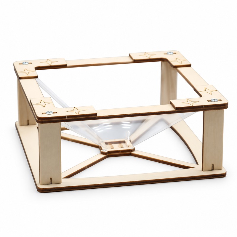 DIY 3D Holographic Projection Science Experiment Kit, Educational Building Model