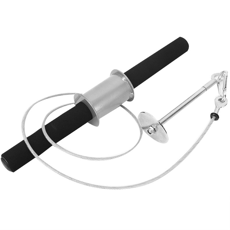 Forearm Wrist Roller Trainer Muscle Training Fitness Equipment with Foam