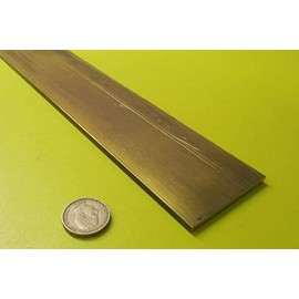 360 Brass Flat Bar Stock .187" Thick x 2.50" Width x 1 Foot Length 1 Piece