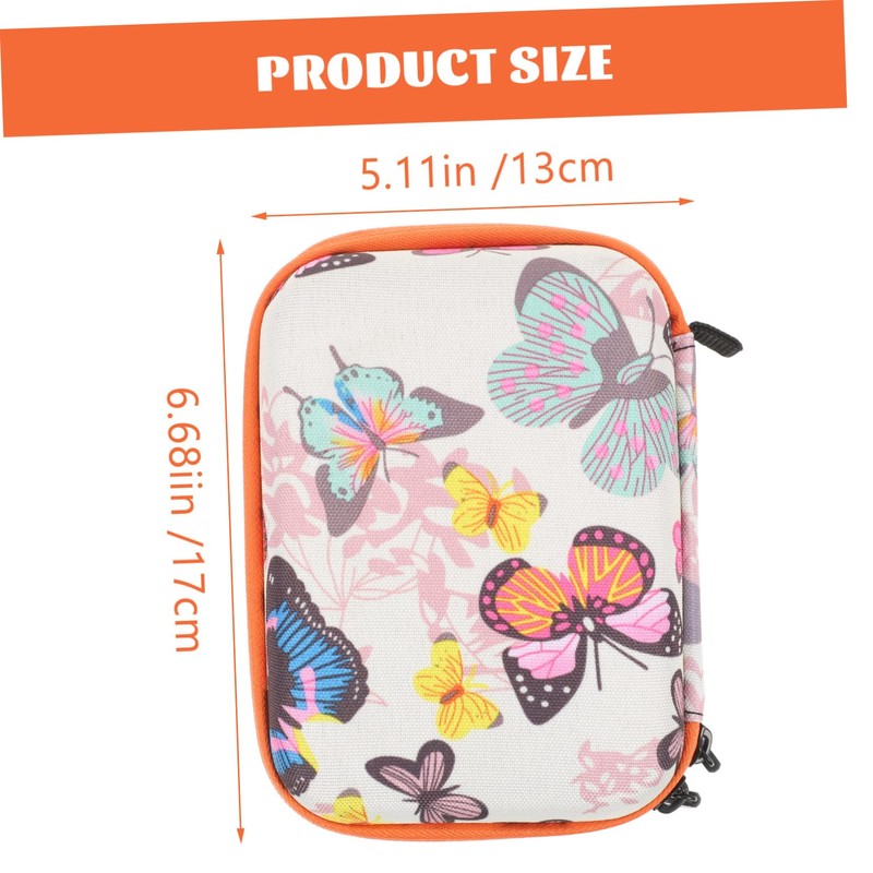 Tofficu Camera Case Zipper Bag Portable Outdoor Camera Pouch for