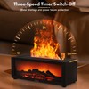 3D Flame Diffusor für ätherische Öle, Flammenbefeuchter Kamin, 150 ml