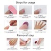 Uñas postizas de almendra medianas para mujer, 10 unidades, de