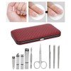 19pcs Manicure Pedicure Nail Clippers Set Stainless Steel Acne Removal