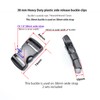 Side Release Buckles 38mm Heavy Duty Plastic Buckle Clips Snap