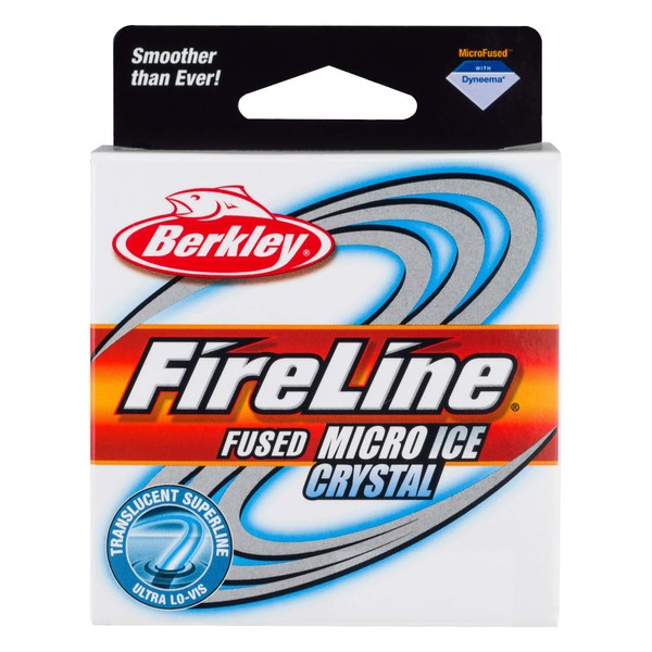 Berkley Fireline Micro Ice Fused Original Fishing Line (6/2-Pound,Crystal)