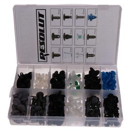 Fiat Trim Clips Rivets Retaining Retainer Grommet Clip 308pc Assortment Fixings Fasteners