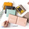 Lizdays Bi-fold Wallet, Genuine Leather, Small Size, Compact, Women's (Dark