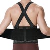Neotech Care Adjustable Back Brace Lumbar Support Belt with Suspenders,