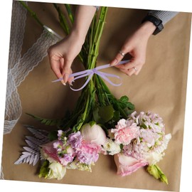 Operitacx 6mm Farbband Farbband seidenband ribbon geschenkverpackungen Heimdekoration craft dünnes Band Blumenband Blumenverpackungsband Satinband Polyesterband basteln haarband Lavender