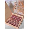 Set de 6 labiales Handaiyan Z Lápiz Labial color rojo