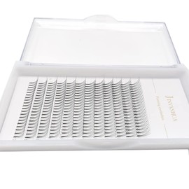 Soft Natural Premade Volume 2D Fans Eyelash Extension 0.10 Thickness 8-14mm Handmade Premade Cluster Volume Fans Faux Mink Lashes 3d (8mm, 3D-0.10-C)