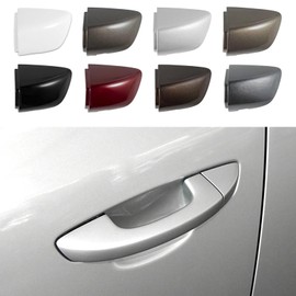 CZShiYue Car Front Left Exterior Door Handle Lock Cover Fit ForVW Golf 6 Passat Scirocco Sharan Skoda Superb Seat Alhambra 1K8837879 5KD837879 Door Handle Cover Black