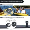 Besramtic Boat Navigation Lights Battery Powered with Magnetic Base Bow