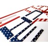 AFX-TRIMS 3D US FLAG DOMED RAISED TAILGATE LETTERS FOR 2019-25