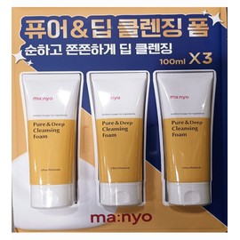 Witch Factory Manyo Factory Pure & Deep Cleansing Foam 100ml x 3 packs / 마녀공장 퓨어 앤 딥 클렌징폼 100ml x 3입