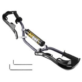 RUTU 7/8" Dirt Bike Handlebars with Aluminum Reinforced Motrocycle Handguards, Foam Chest Protection Pad, All-Round Protection for CRF YZF KXF KLX RMZ Pit Dirt Bike Motocross ATV Quad - Titanium&Black