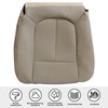SecosAutoparts Driver Side Bottom Replacement Perforated Leather Seat Cover Tan