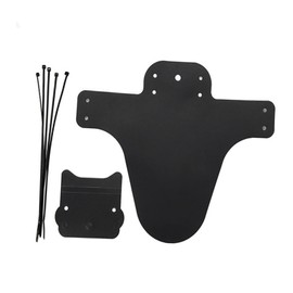 Abaodam 2 Sets Mudguard Set for Mountain Bikes Lightweight Front Mud Guards for Dirt Protection All Weather Conditions Easy Installation Black Color