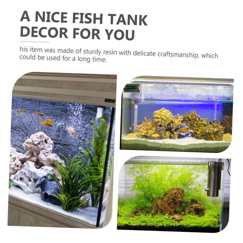 iplusmile 4sets Aquarium Diver Ornament Creative Floating Decor for Fish