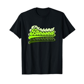 Green Graphic So So Blessed Green Graphic T-Shirt