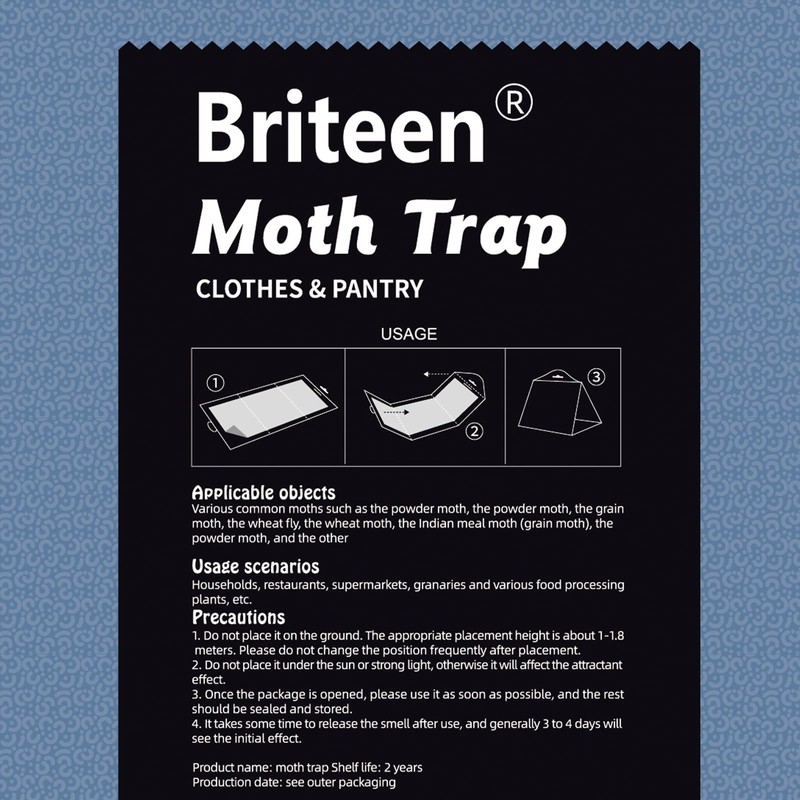 Pantry Moth Traps 10-Packs Safe and Effective for Food and