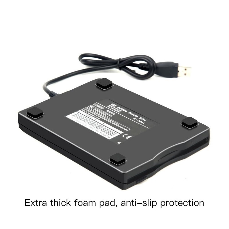 Kinetxiaxia Portable External 3.5 Inch USB Floppy Drive with 1.44