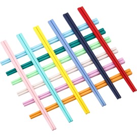 Boao 12 Pairs Colorful Chopsticks 9 Inch Reusable Fiberglass Chop Sticks Bulk Dishwasher Safe Lightweight Chopsticks Set Party Favor(Multicolor)