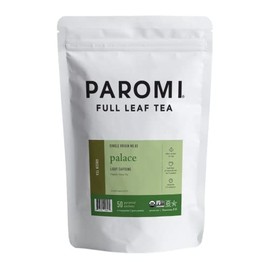 Paromi Organic Palace Green Tea, Resealable Pouch, 50 Count