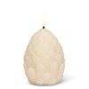 Abbott Collection Pinecone Flameless Wax Candle with LED Wick and