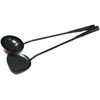 Traditional Hand Hammered Forged Wok Ladle Spatula Set, Protects Chinese
