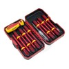 Tolsen 13pcs VDE Insulated Screwdriver Set Interchangeable in Case Magnetic