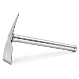 Meejaa Gardening Picks, 15'' Stainless Steel Pickaxe,Mattock Tool Shovels, for Planting Loosening Transplanting Soil Digging Prospecting