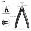 KTHZI 2 Pcs Wire Cutter Precision Flush Cutters Side Cutter