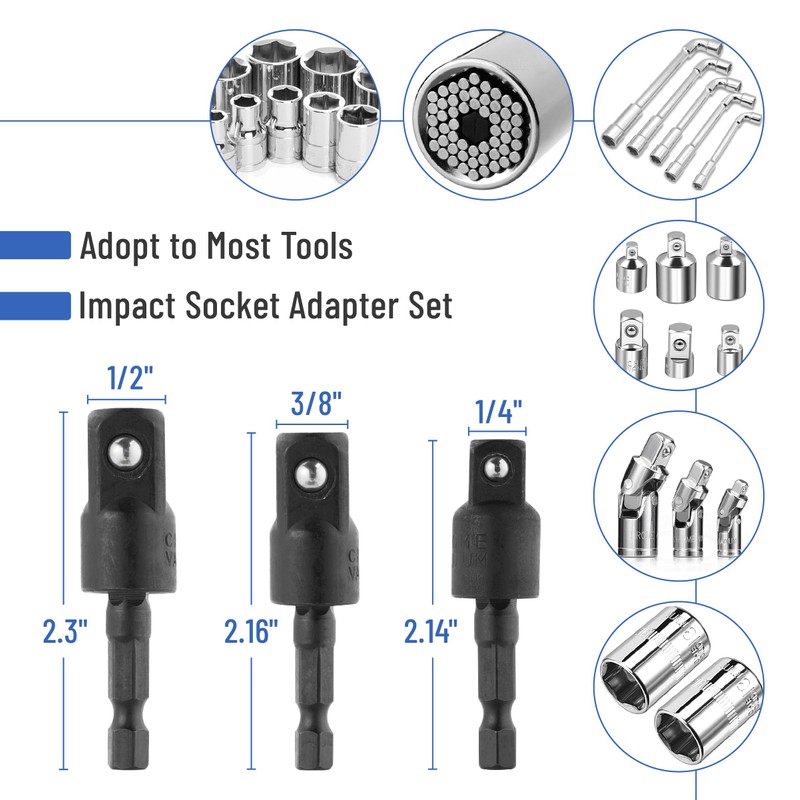 Bates- Flexible Drill Bit Extension Set with Right Angle Drill