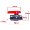 1/2 Screw-in Compact Ball Valve, Set of 3 (1/2 15A)