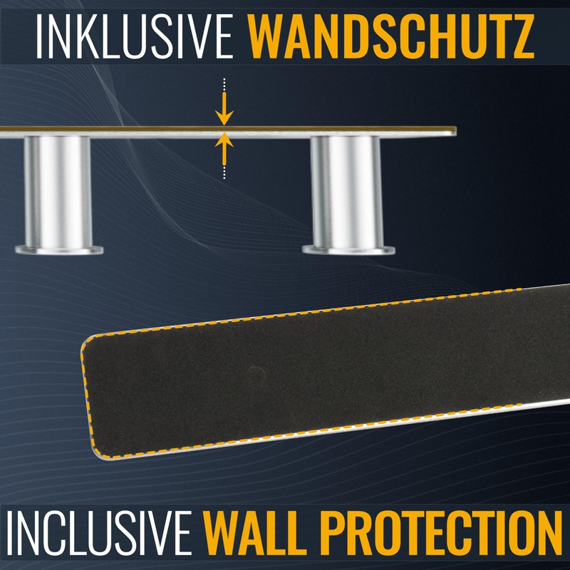 RICOO Heavy Duty Stainless Steel Wall Mounted Coat Hooks, MH025S-4x3,